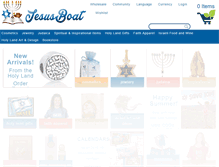 Tablet Screenshot of jesusboat.com